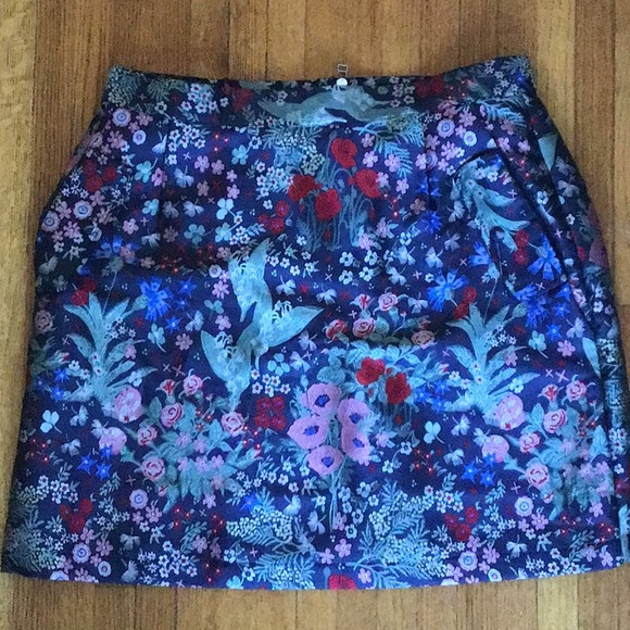 Frank and Oak embroidered skirt Size L NWT